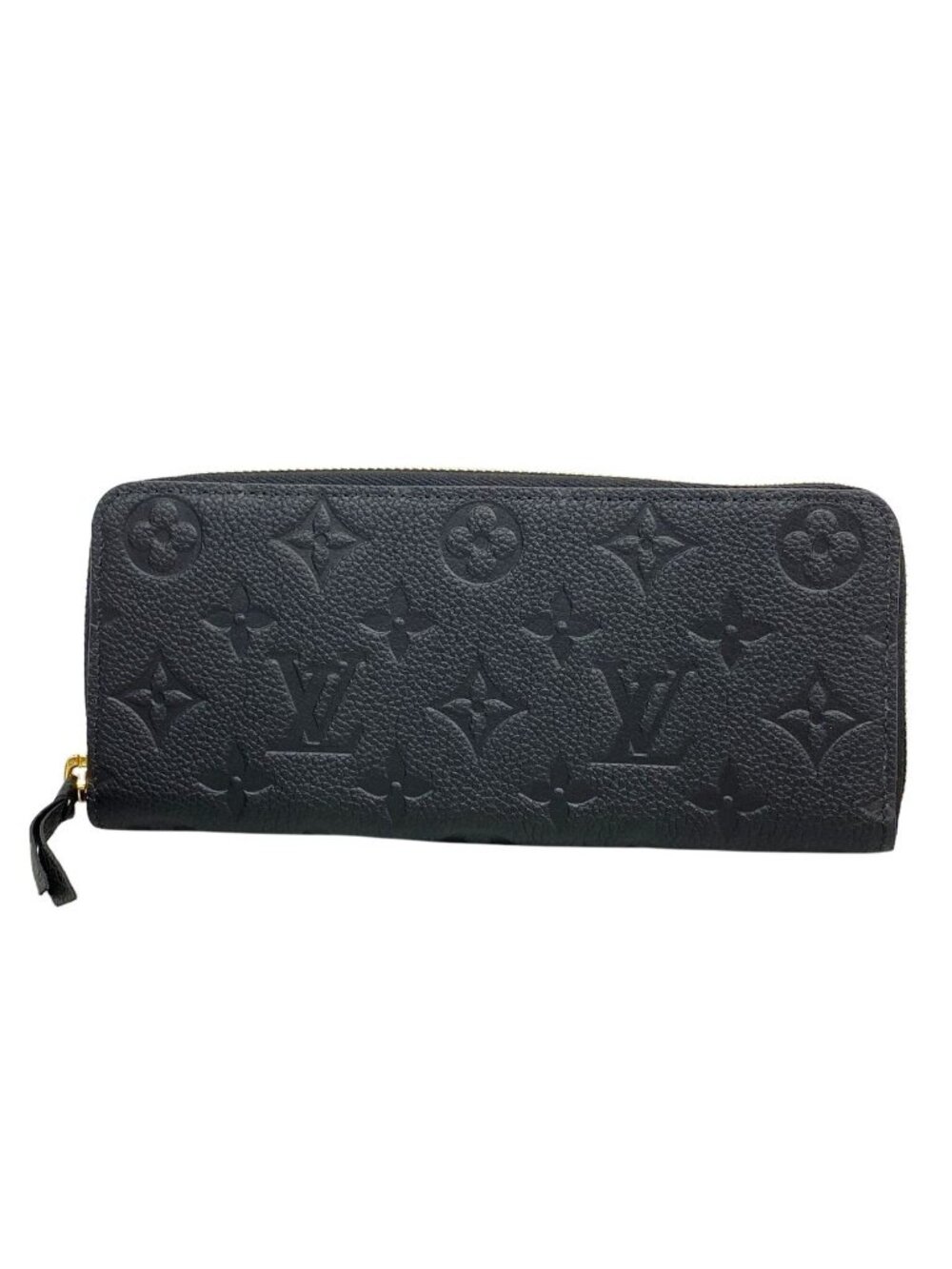 Louis Vuitton Wallet Monogram Empreinte Portefeuille Clemence Noir